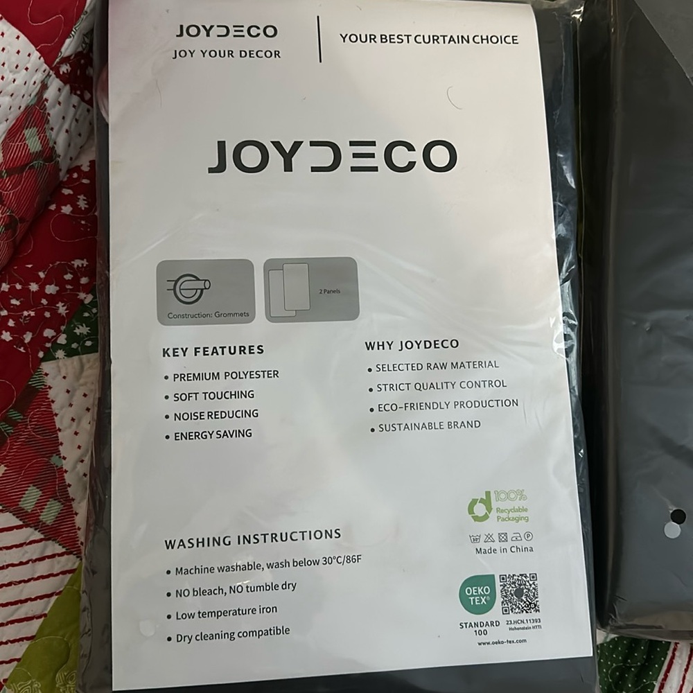 Joydeco Black Out Curtains